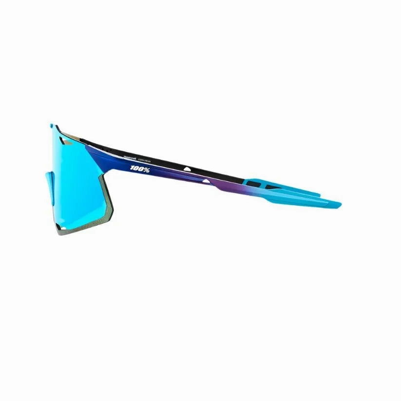 100% Hypercraft Sport Sunglasses (Blue Topaz Multilayer/Matte Metallic Into the Fade)