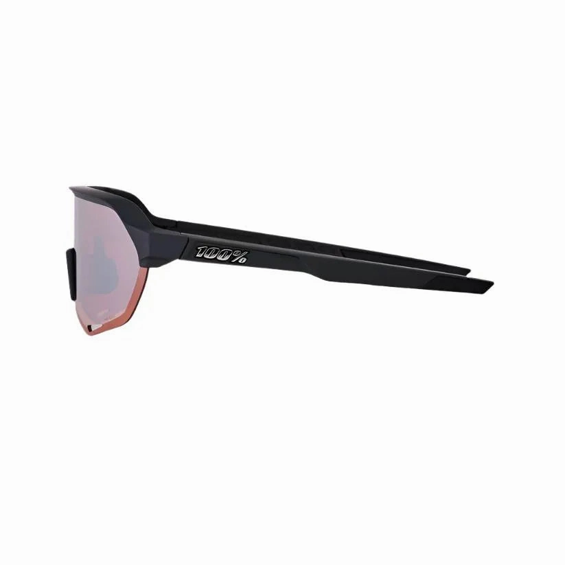 100% S2 Sport Sunglasses (Crimson Silver/Soft Tact Black)