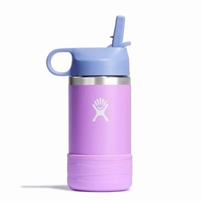 12 oz Kids Wide Straw Cap w/Boot