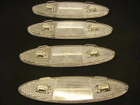 2 PAIRS (4) BIKE SPOKE WHEEL REFLECTORS WINTER SAFETY FOR FIXIES,RACERS,MTB,KIDS