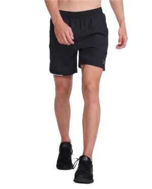 2XU Aero 7 Inch Men's Running Shorts (Black/Silver Reflective)