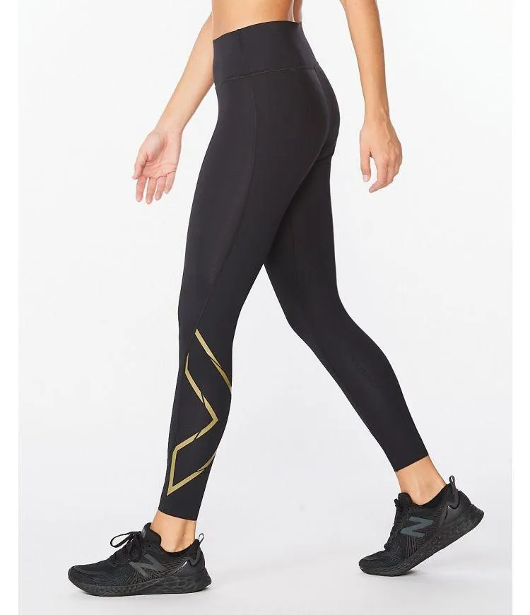 2XU MCS X Train Mid Rise Women'sTights (Black/Gold)