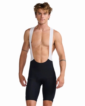 2XU Aero Men's Cycling Bib Shorts (Black/White)