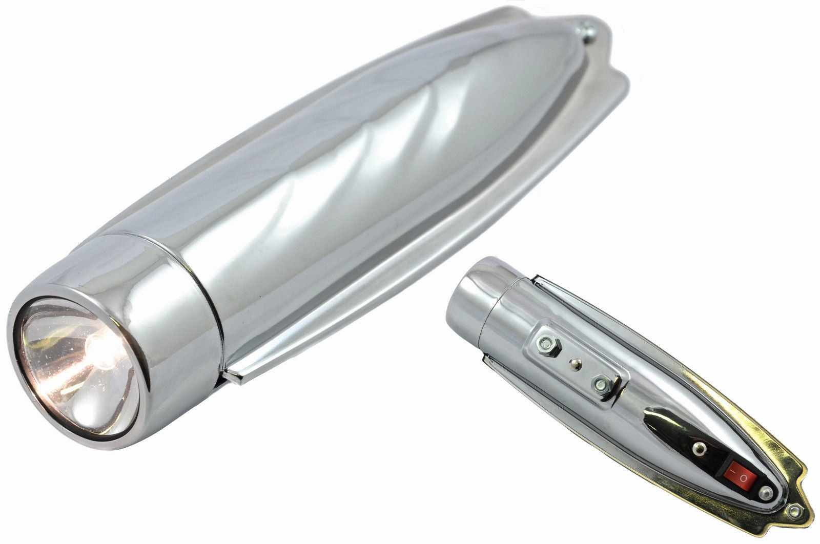 70s,80s STYLE RALEIGH CHOPPER RETRO STYLE TORPEDO SHAPE FRONT CYCLE LIGHT LAMP