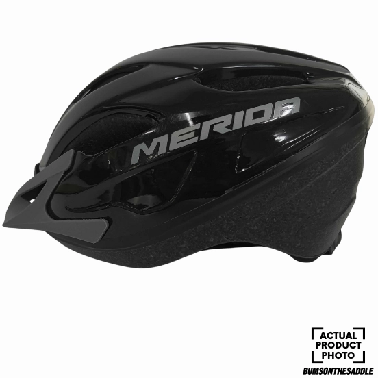 [Refurbished] Merida RF7 One Helmet (Shiny Black/Grey)