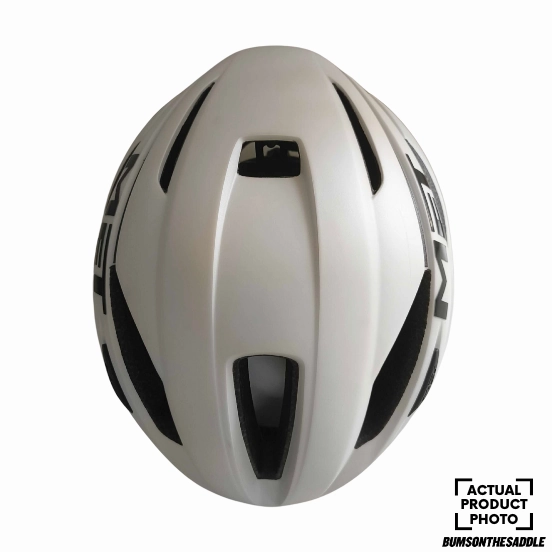 [Refurbished] MET Strale Road Cycling Helmet (White Black)