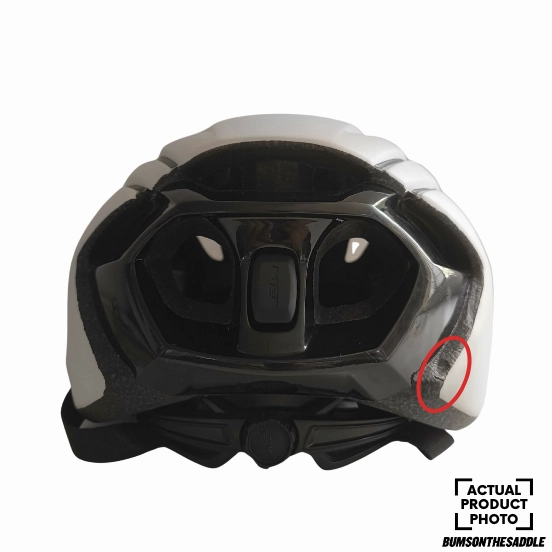 [Refurbished] MET Strale Road Cycling Helmet (White Black)