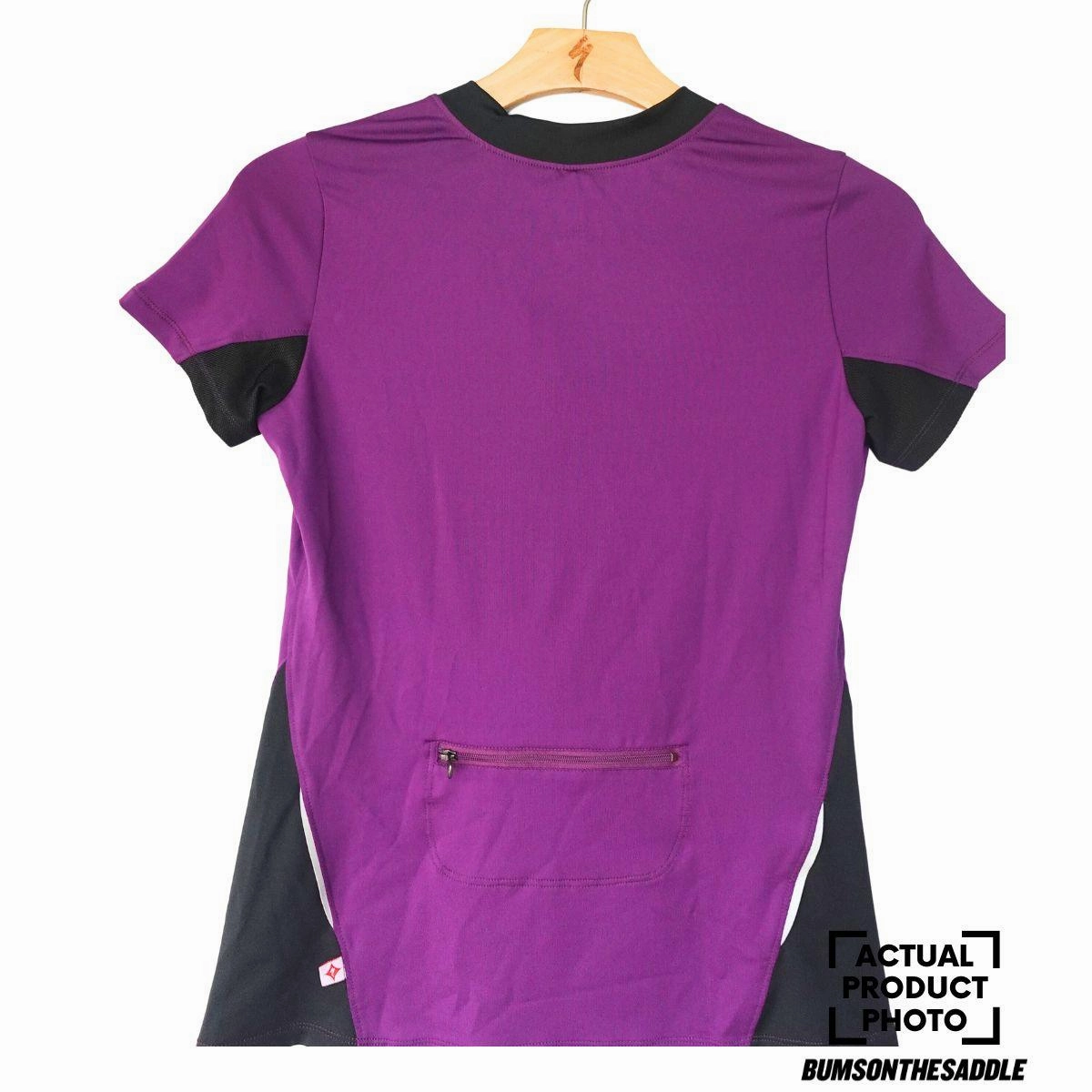 [Refurbished] Specialized Women's Cycling Jersey (Black/Berry)