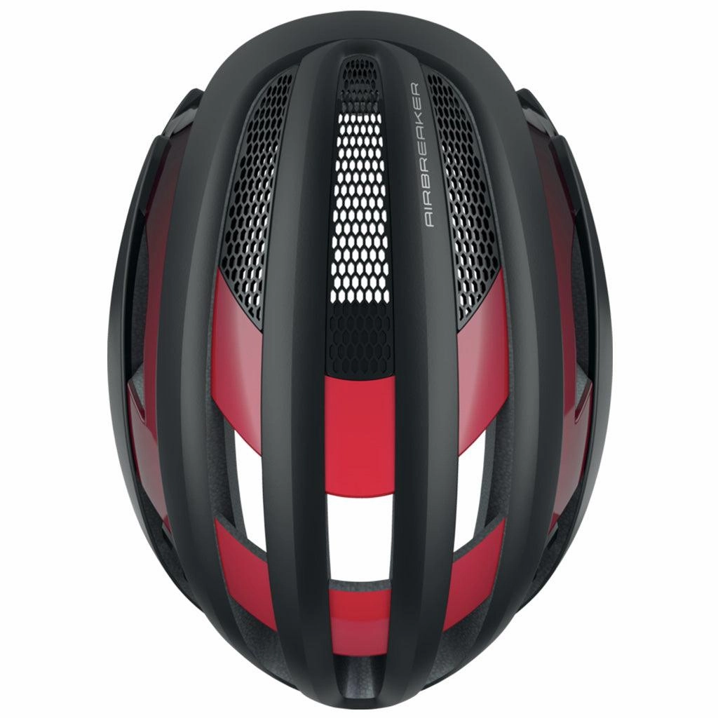 Abus Air Breaker Road Cycling Helmet (Black Red)
