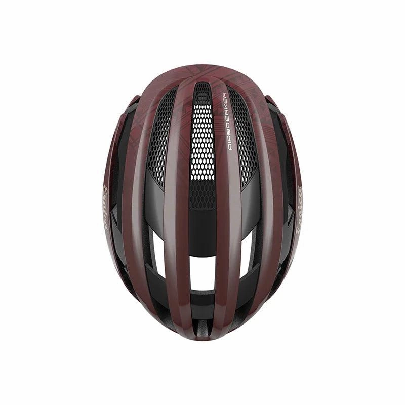 Abus Airbreaker Eroica Road Cycling Helmet (Chianti Red)
