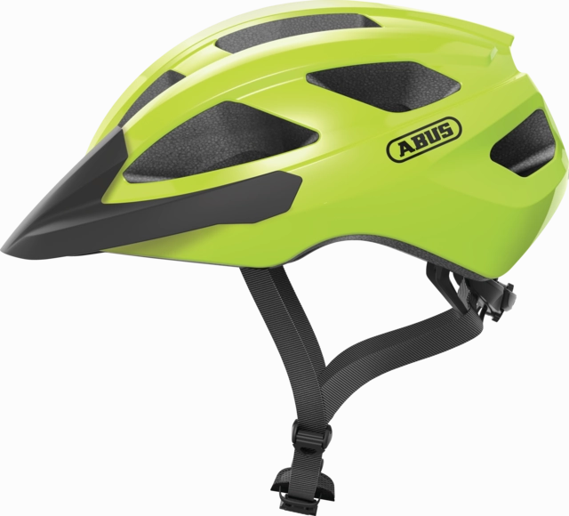 Abus Macator MIPS Road Cycling Helmet (Signal Yellow)