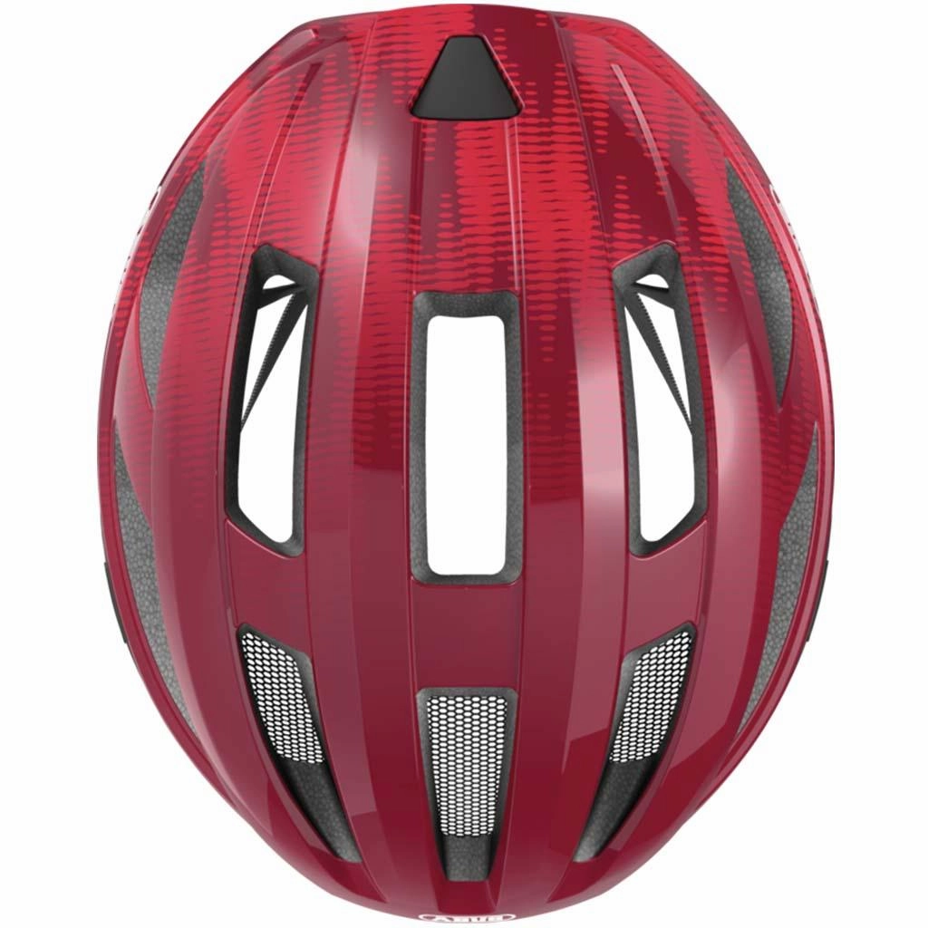 Abus Macator Road Cycling Helmet (Bordeaux Red)