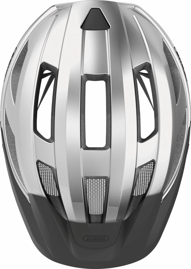 Abus Macator Road Cycling Helmet (Gleam Silver)
