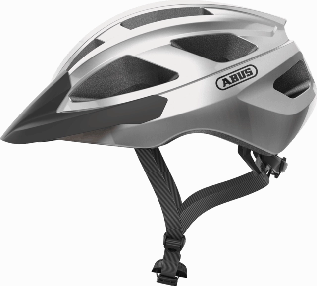 Abus Macator Road Cycling Helmet (Gleam Silver)