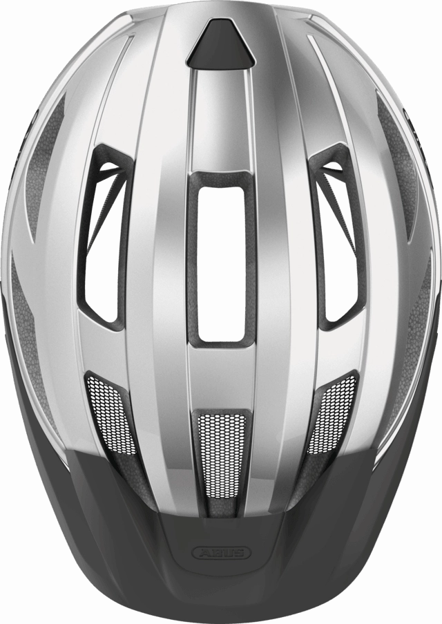 Abus Macator Road Cycling Helmet (Gleam Silver)