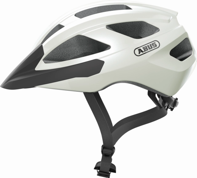 Abus Macator Road Cycling Helmet (Pearl White)