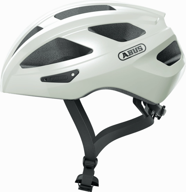 Abus Macator Road Cycling Helmet (Pearl White)
