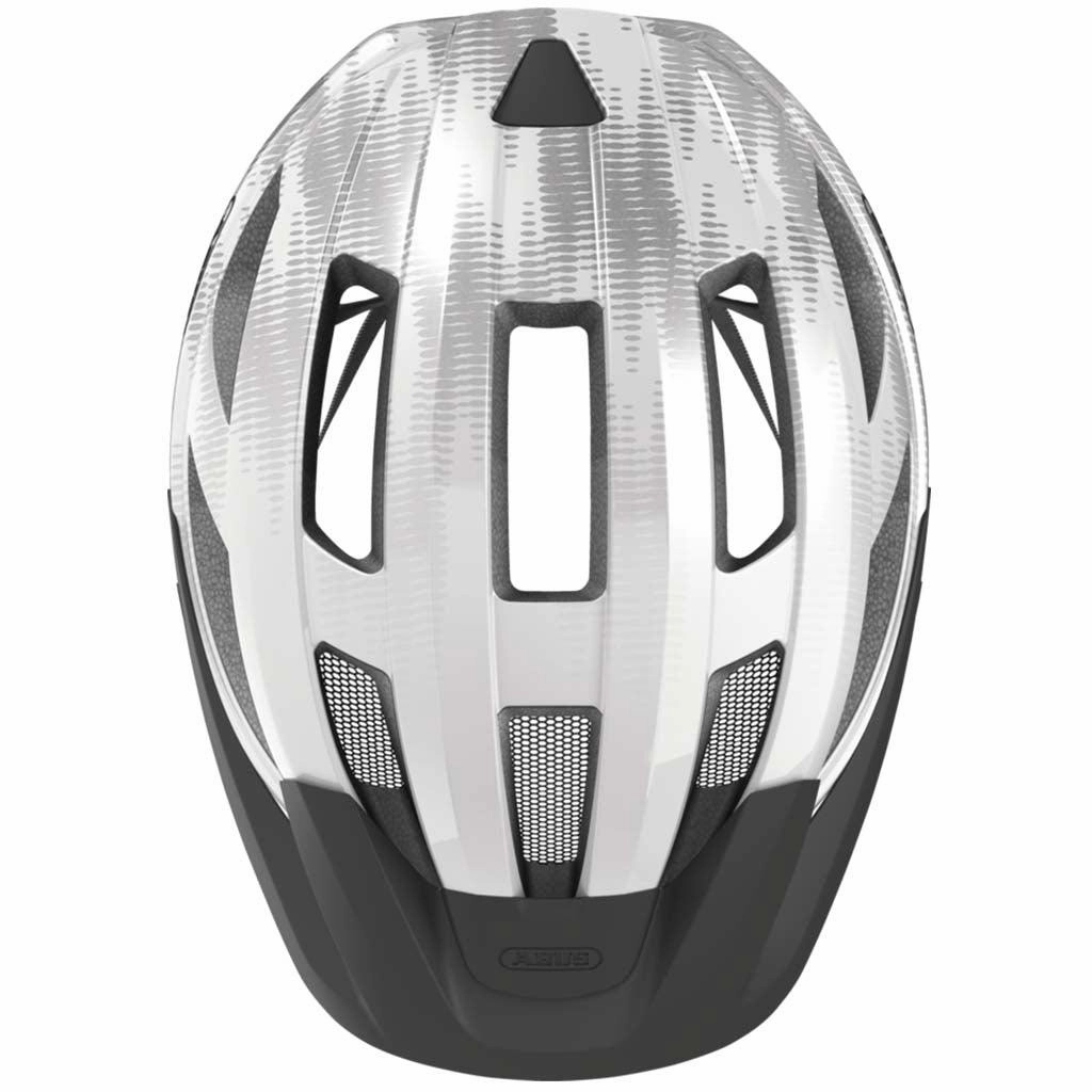 Abus Macator Road Cycling Helmet (White Silver)