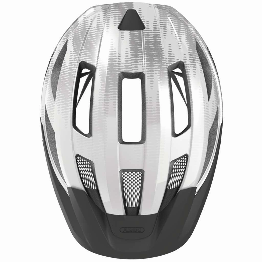 Abus Macator Road Cycling Helmet (White Silver)