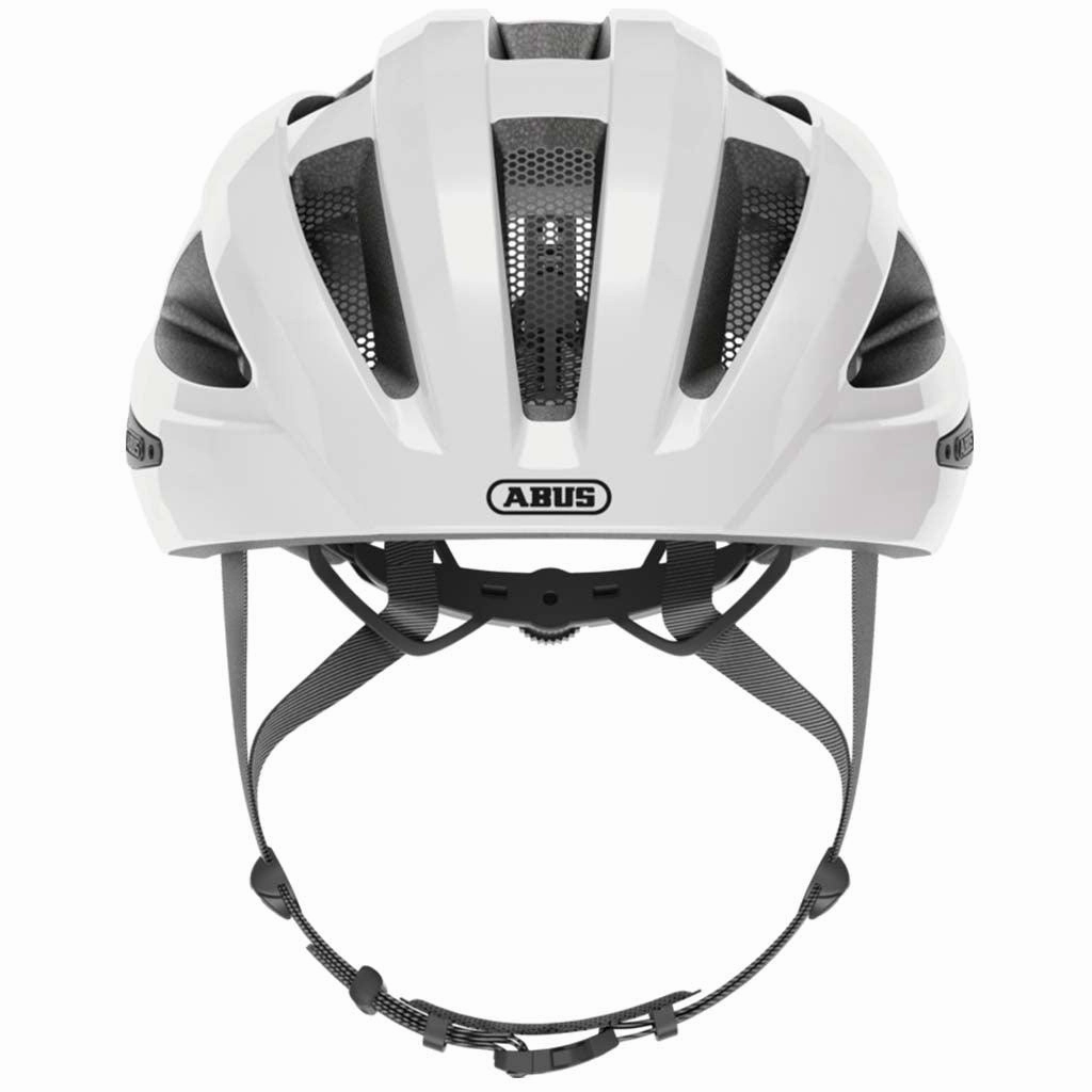 Abus Macator Road Cycling Helmet (White Silver)