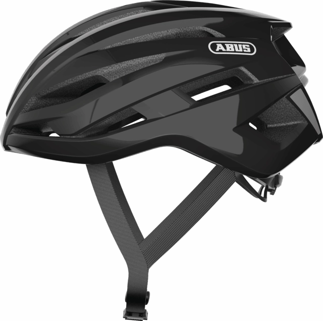 Abus Stormchaser Road Cycling Helmet (Shiny Black)