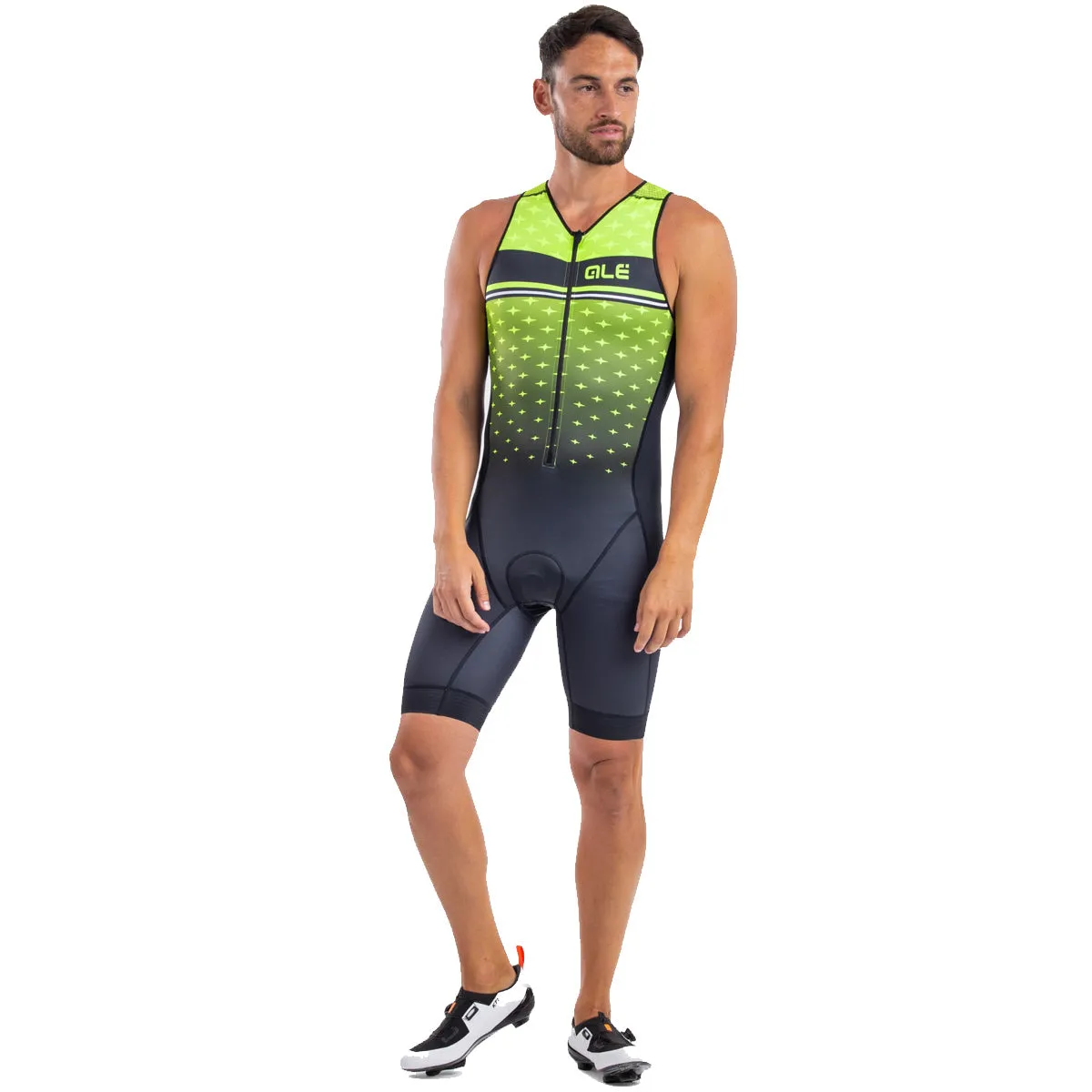 Ale Long Tri Stars sleeveless skinsuit - Yellow