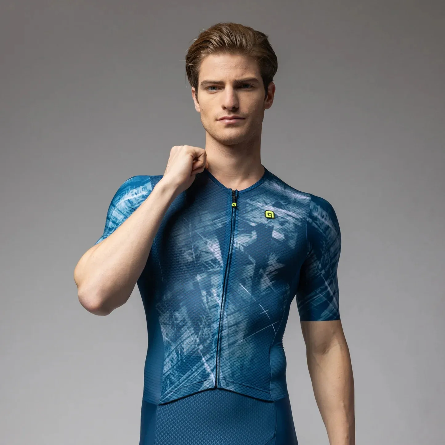 Ale PR-E Mirror skinsuit - Blue