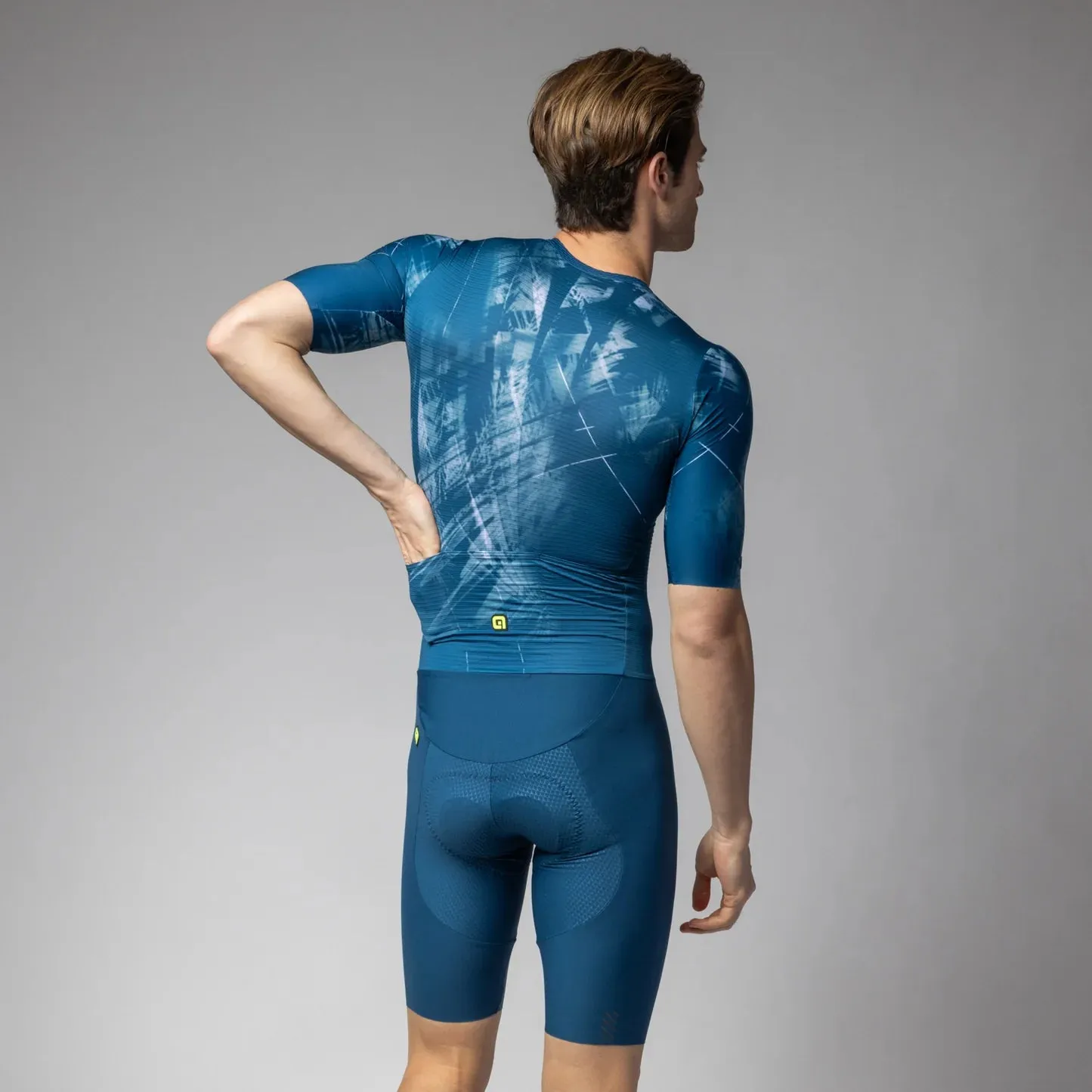 Ale PR-E Mirror skinsuit - Blue