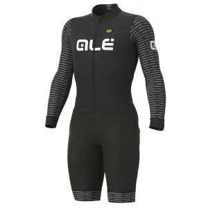 Ale PR-S Fuga long sleeve skinsuit - Black white