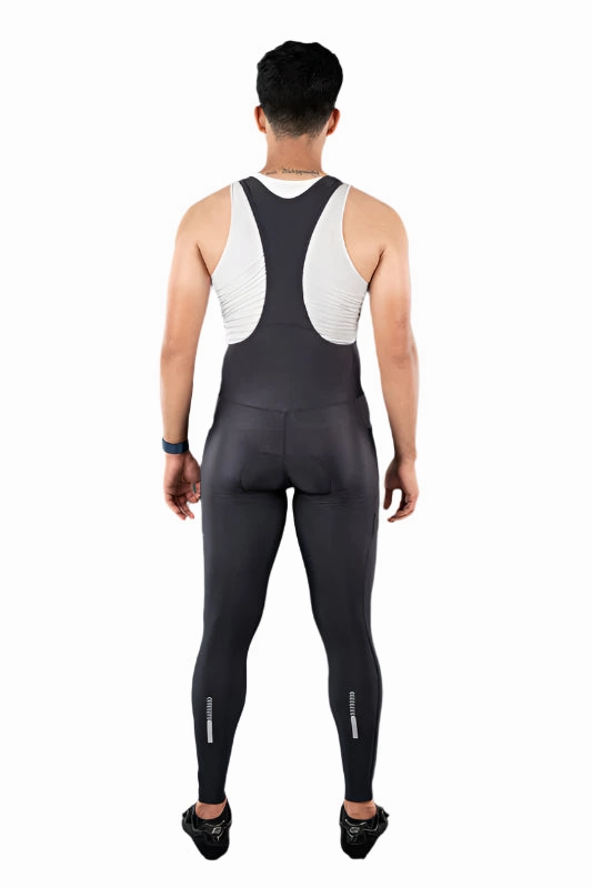Apace Gel Padded Men's Cycling Bib Full Tights (Nightrider)