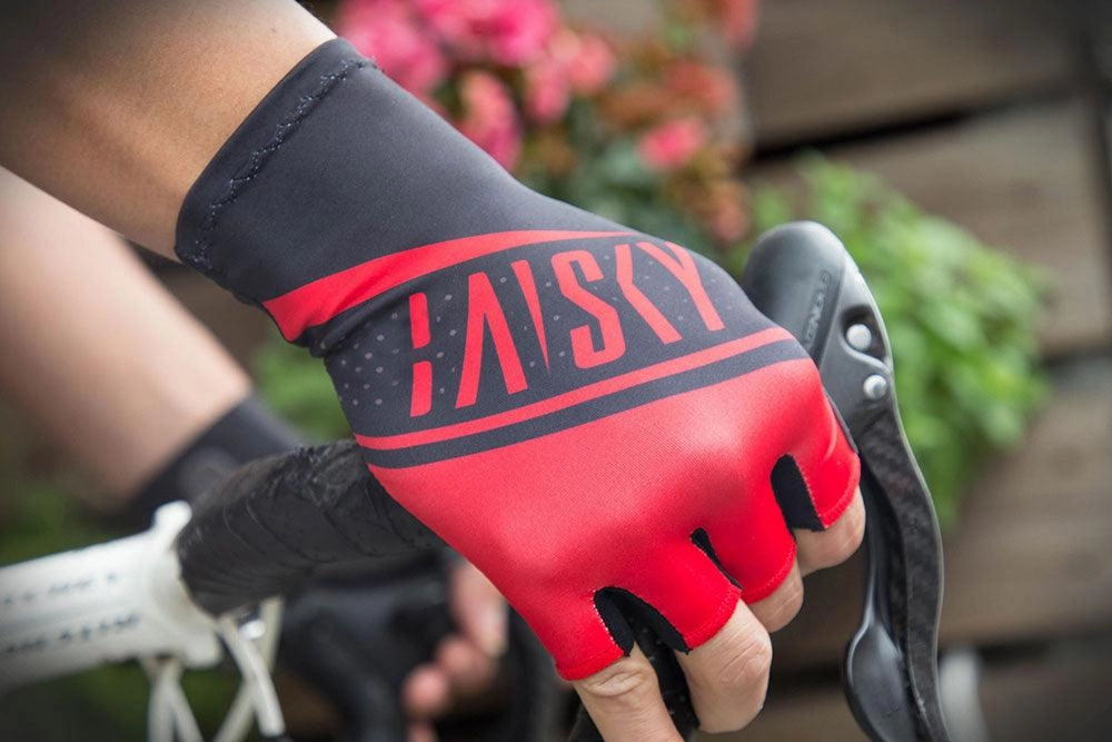 Baisky TRHF390 Unisex Cycling Gloves (Conquer Red)