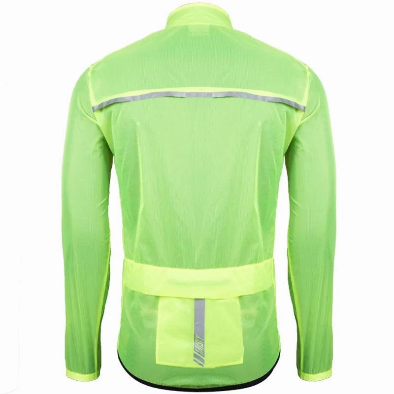 Baisky Windbreaker Mens Cycling Jersey (Wind Yellow)