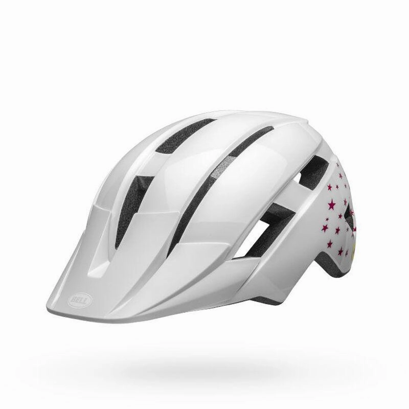 Bell Sidetrack II MTB Cycling Helmet (White Stars)