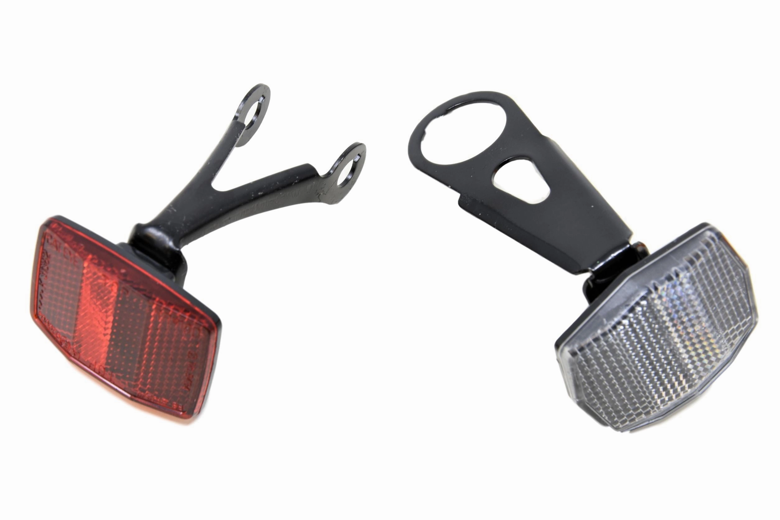 Bike Reflector Set Front 1 Fork Head Set, Seat Bolt Rear   Wheel Reflectors