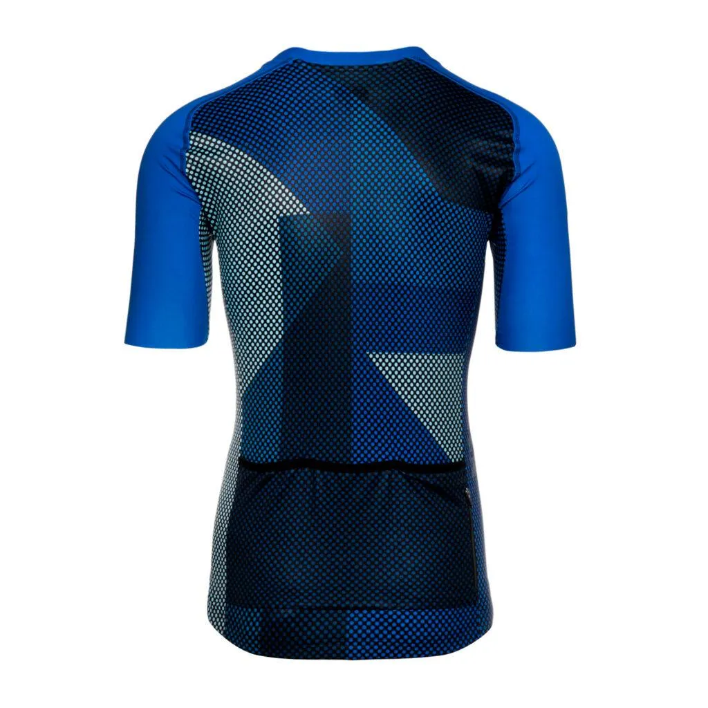 Bioracer Spitfire Blitzz Mens Cycling Jersey (Blue)