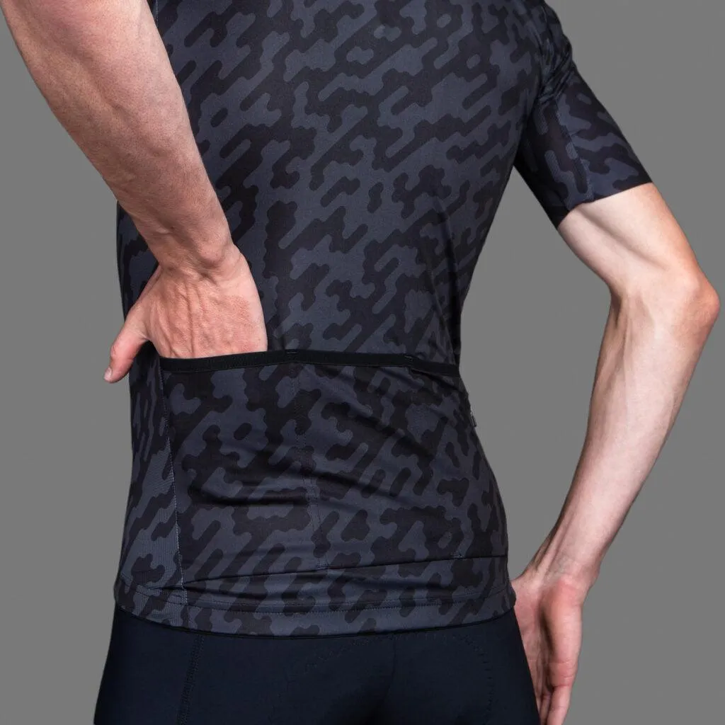 Bioracer Spitfire Noise Mens Cycling Jersey (Black)