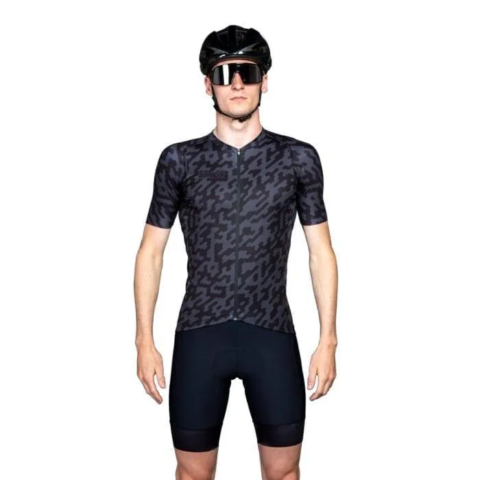 Bioracer Spitfire Noise Mens Cycling Jersey (Black)