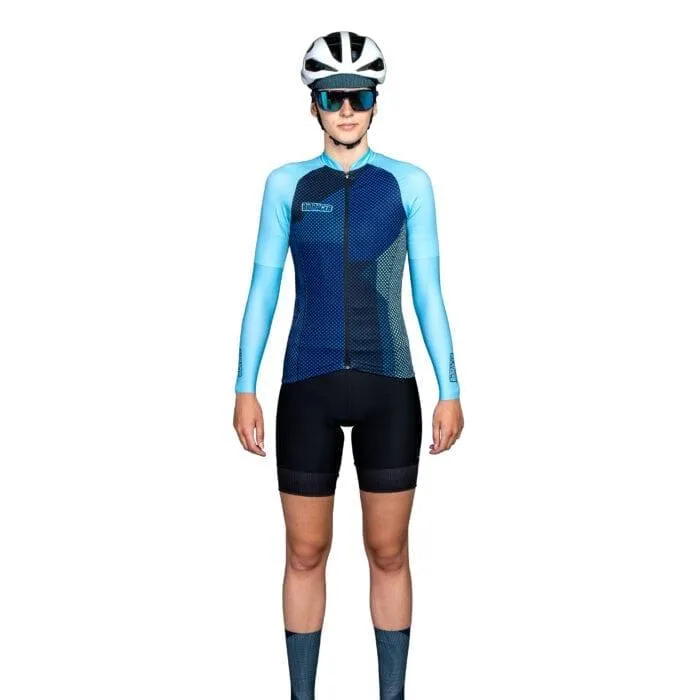 Bioracer Vesper Blitzz Women's Cycling Jersey (Blue)