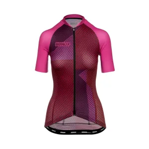Bioracer Vesper Blitzz Women's Cycling Jersey (Pink)