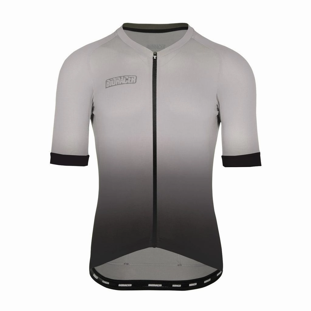 Bioracer Metalix Mens Cycling Jersey (Grey Gradient)