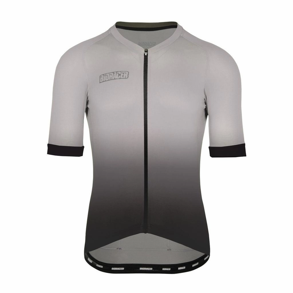 Bioracer Metalix Mens Cycling Jersey (Grey Gradient)