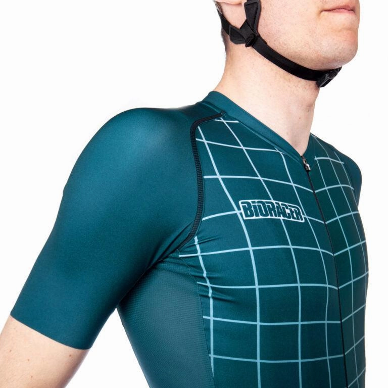 Bioracer Spitfire Mens Cycling Jersey (Moon Ride/Petrol)