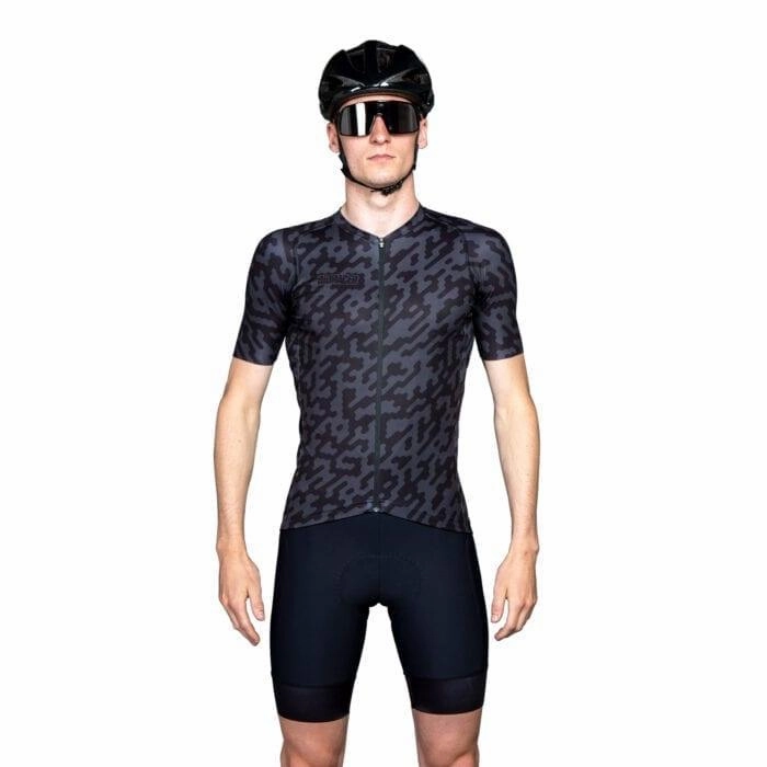Bioracer Spitfire Noise Mens Cycling Jersey (Black)