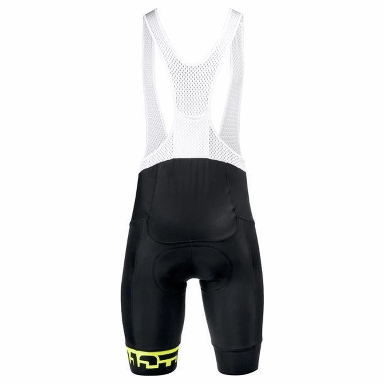 Bioracer Team 2.0 Women's Cycling Bibshorts (Black/Fluo Yellow)