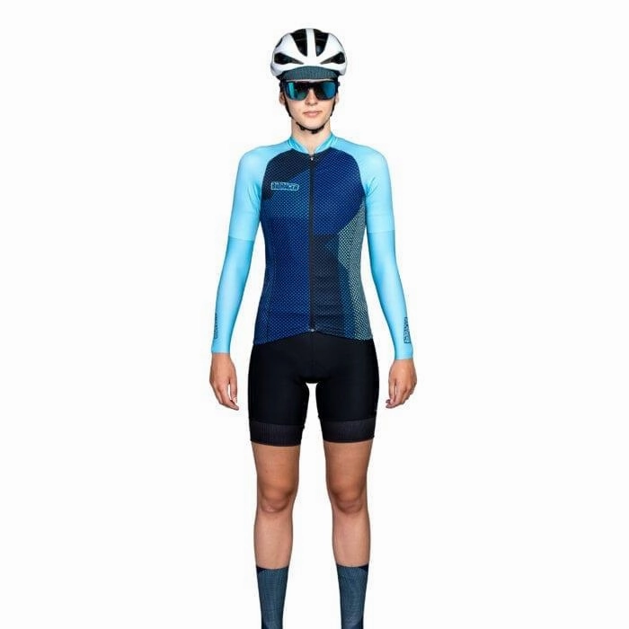Bioracer Vesper Blitzz Women's Cycling Jersey (Blue)