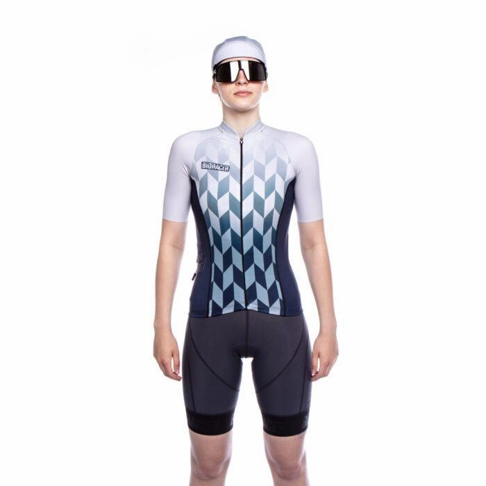 Bioracer Vesper Women's Cycling Jersey (Harlequeen Navy)