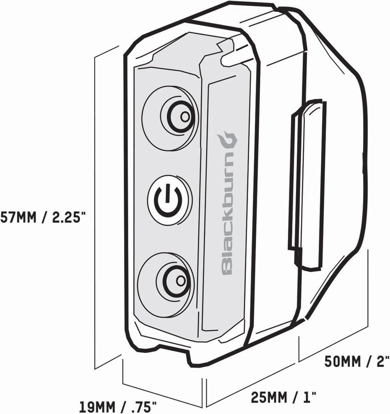 Blackburn Dayblazer 65 Lumen 2 LED Bike Rear Light Various Mount Points