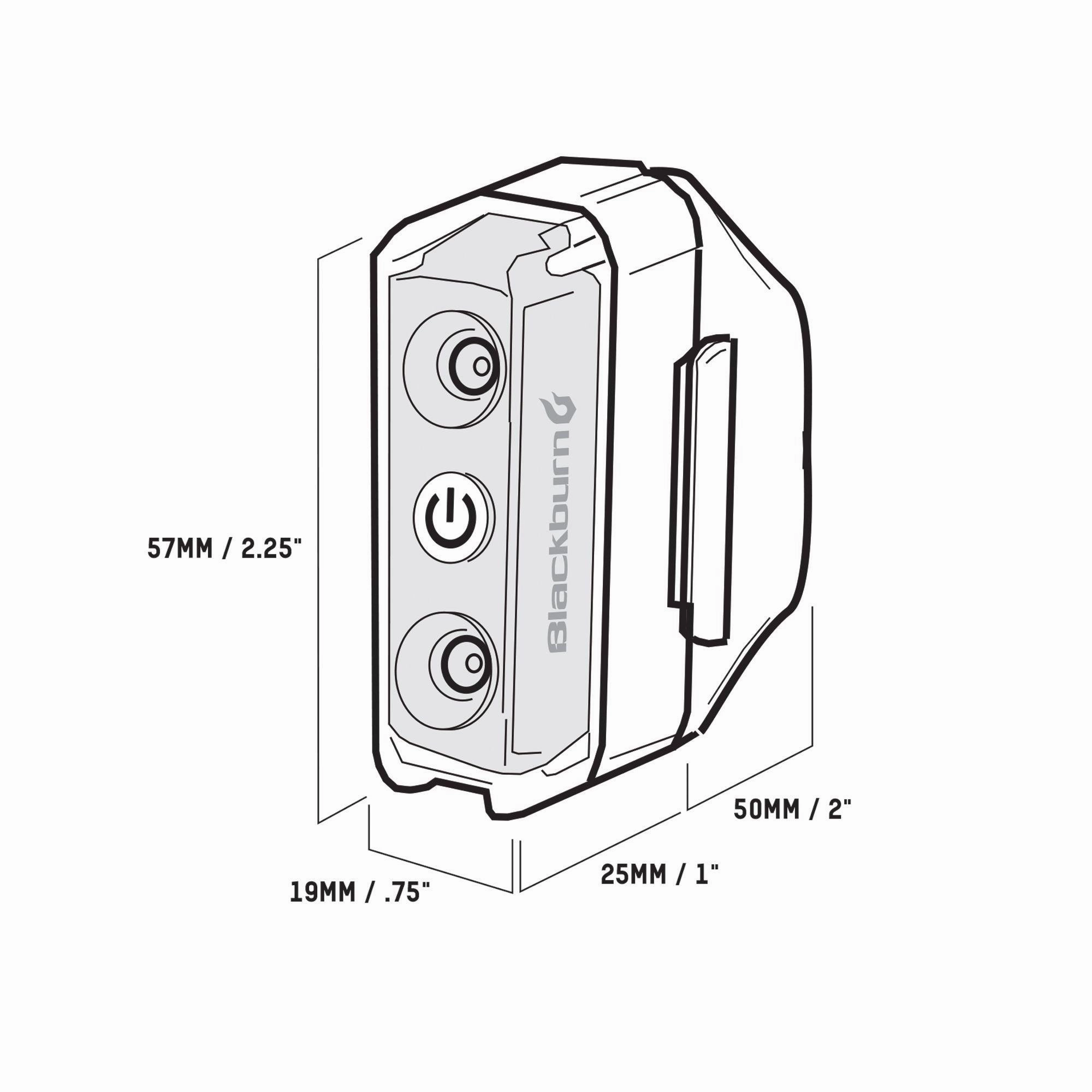 Blackburn Dayblazer 65 Rear Light (Black)