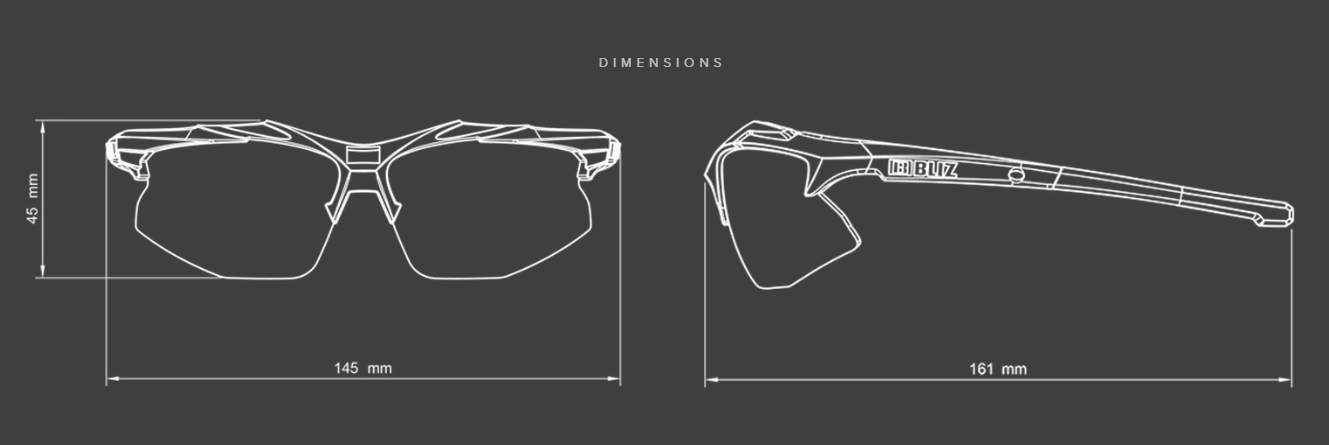 Bliz Hybrid Sport Sunglasses (Black/Smoke)