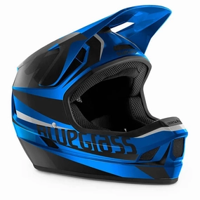 Bluegrass Legit MTB Cycling Helmet (Blue Metallic/Black Glossy)